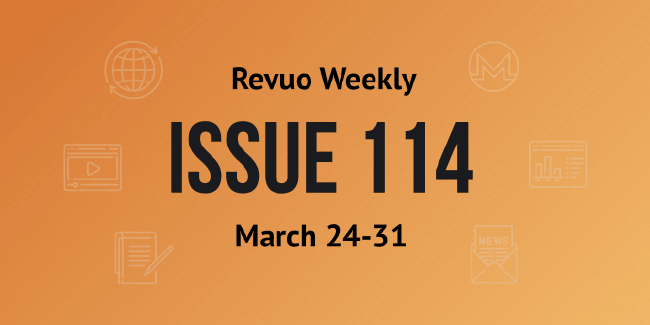 Revuo Monero Weekly # cover