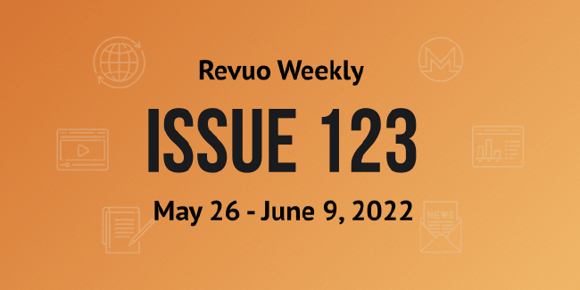 Revuo Monero Weekly # cover