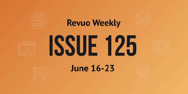 Revuo Monero Weekly # cover