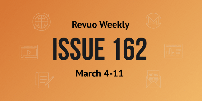 Revuo Monero Weekly # cover