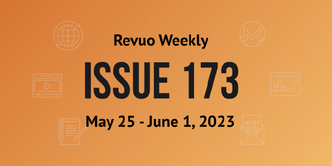 Revuo Monero Weekly # cover