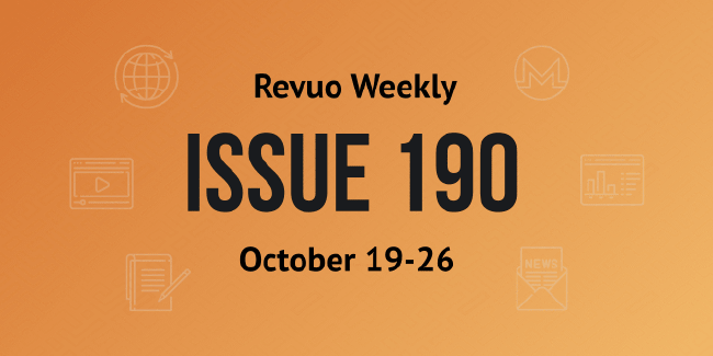 Revuo Monero Weekly # cover