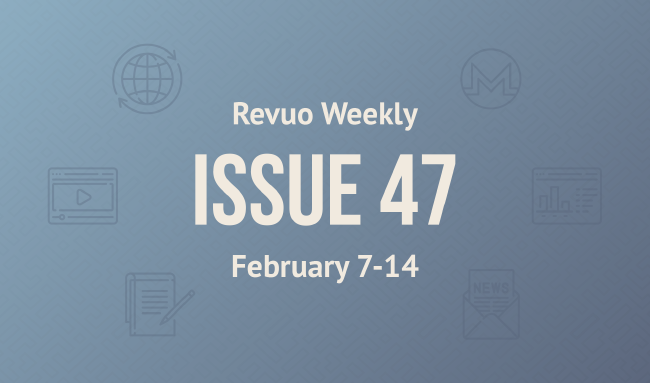 Revuo Monero Weekly # cover