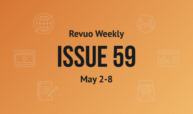 Revuo Monero Weekly # cover