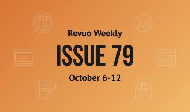 Revuo Monero Weekly # cover