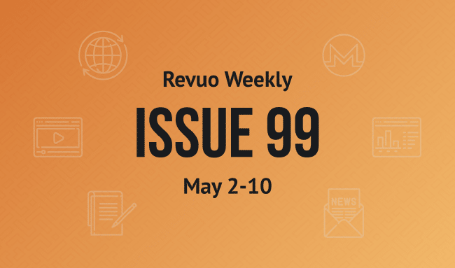 Revuo Monero Weekly # cover